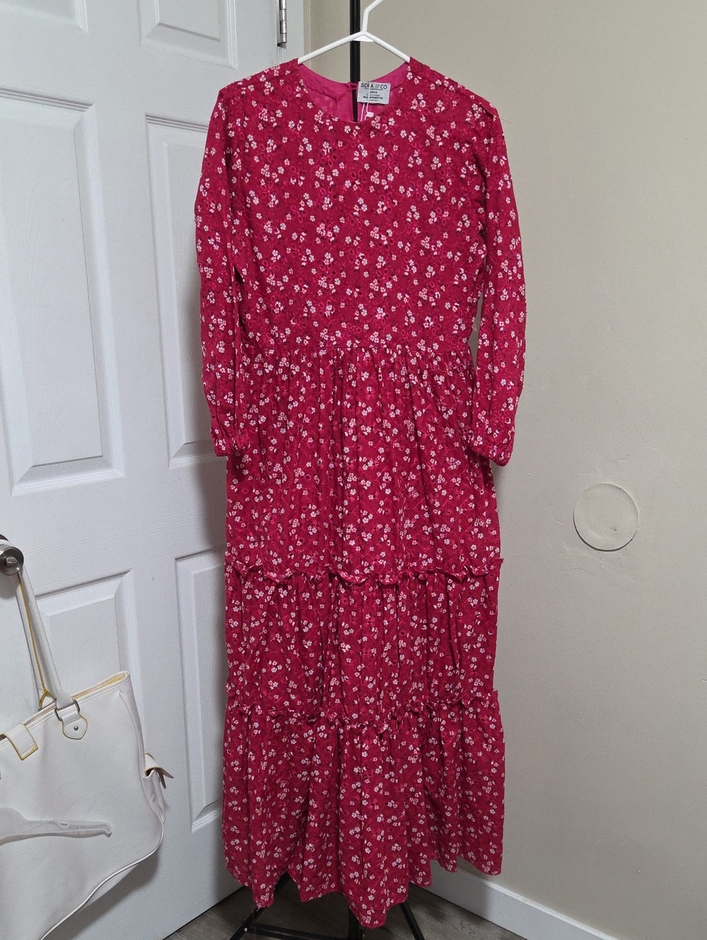 Nwt Sidra & Co Pink Floral Tiered Maxi Dress by Old Navy
